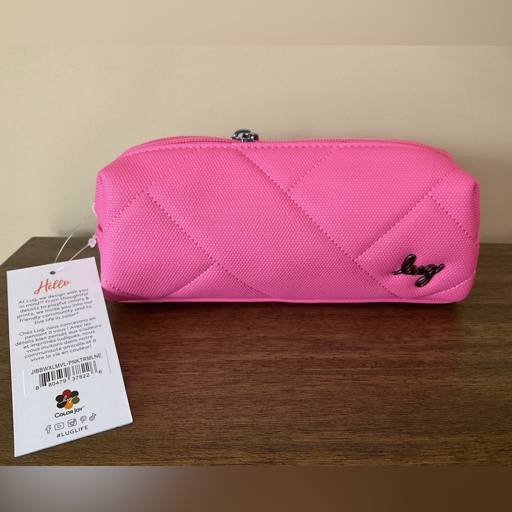 Lug Jib Matte Luxe Vegan Leather. Pink Tourmaline. NWT - Picture 2 of 7
